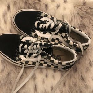 Checkered Old Skool Vans